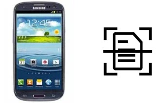 Digitalize documentos em um Samsung Galaxy S III I747