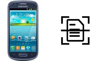 Digitalize documentos em um Samsung I8190 Galaxy S III mini