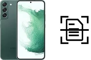 Digitalize documentos em um Samsung Galaxy S22+ 5G