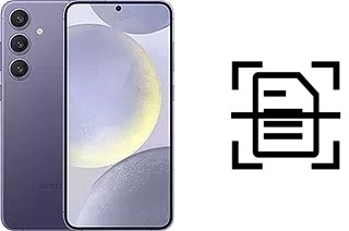 Digitalize documentos em um Samsung Galaxy S24+