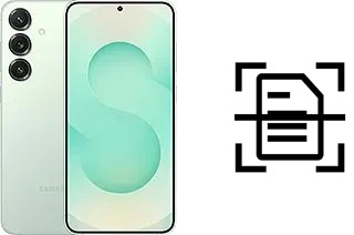Digitalize documentos em um Samsung Galaxy S25+