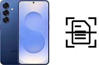 Digitalize documentos em um Samsung Galaxy S25