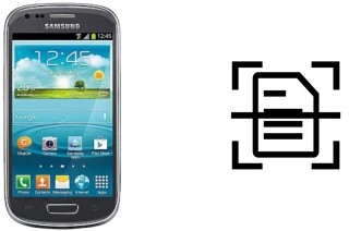 Digitalize documentos em um Samsung Galaxy S3 Mini VE