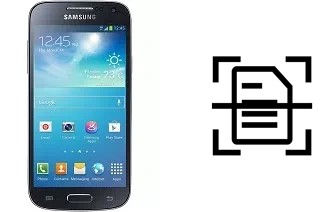 Digitalize documentos em um Samsung I9190 Galaxy S4 mini