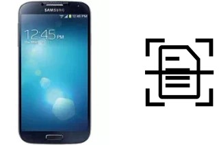 Digitalize documentos em um Samsung Galaxy S4 CDMA