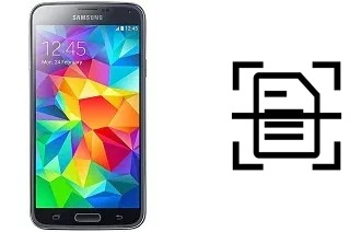 Digitalize documentos em um Samsung Galaxy S5 TD-LTE