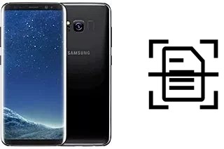 Digitalize documentos em um Samsung Galaxy S8