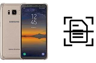 Digitalize documentos em um Samsung Galaxy S8 Active