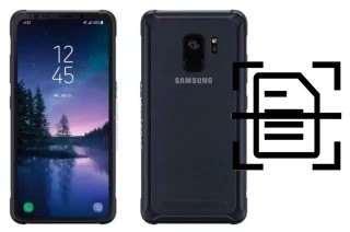 Digitalize documentos em um Samsung Galaxy S9 Active