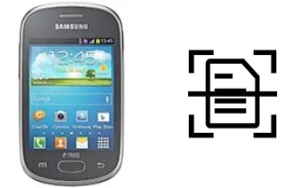 Digitalize documentos em um Samsung Galaxy Star Trios S5283