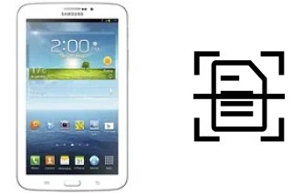 Digitalize documentos em um Samsung Galaxy Tab 3 7.0