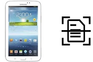 Digitalize documentos em um Samsung Galaxy Tab 3 7.0 WiFi