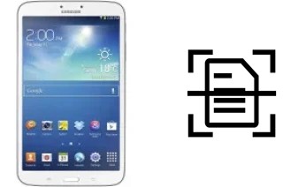 Digitalize documentos em um Samsung Galaxy Tab 3 8.0