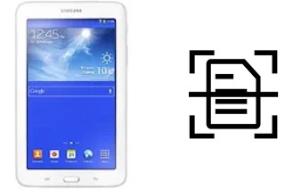 Digitalize documentos em um Samsung Galaxy Tab 3 Lite 7.0