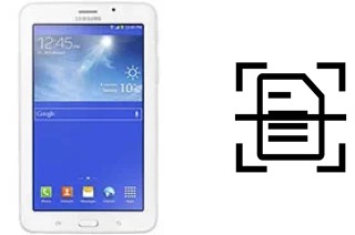 Digitalize documentos em um Samsung Galaxy Tab 3 V