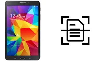 Digitalize documentos em um Samsung Galaxy Tab 4 8.0 LTE