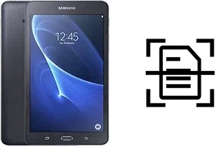 Digitalize documentos em um Samsung Galaxy Tab A 7.0 (2016)