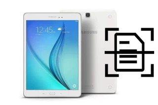 Digitalize documentos em um Samsung Galaxy Tab A 9.7