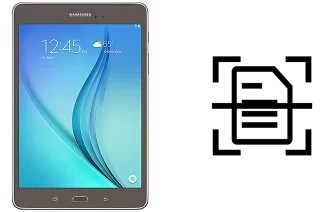 Digitalize documentos em um Samsung Galaxy Tab A 8.0