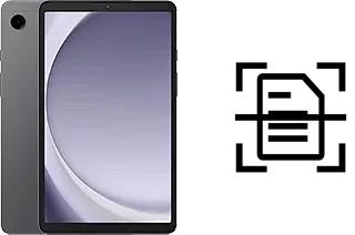Digitalize documentos em um Samsung Galaxy Tab A9