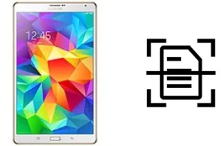 Digitalize documentos em um Samsung Galaxy Tab S 8.4