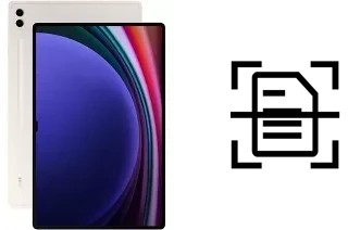 Digitalize documentos em um Samsung Galaxy Tab S9 Ultra