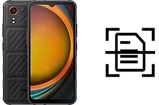 Digitalize documentos em um Samsung Galaxy Xcover7