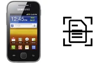 Digitalize documentos em um Samsung Galaxy Y S5360