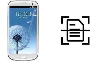 Digitalize documentos em um Samsung Galaxy S3 Neo