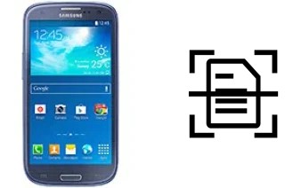 Digitalize documentos em um Samsung I9301I Galaxy S3 Neo