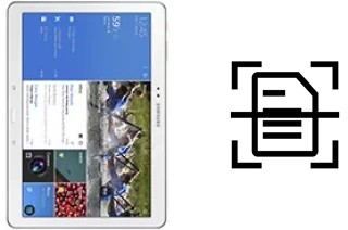 Digitalize documentos em um Samsung Galaxy Tab Pro 10.1