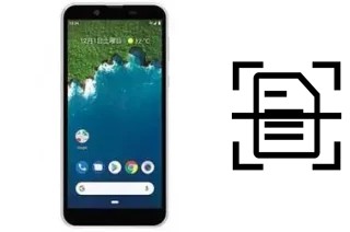 Digitalize documentos em um Sharp Android One S5