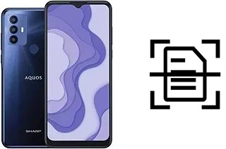 Digitalize documentos em um Sharp Aquos V6 Plus