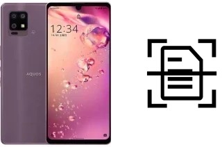 Digitalize documentos em um Sharp Aquos Zero6