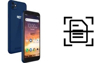 Digitalize documentos em um Sky-Devices Elite E55 MAX