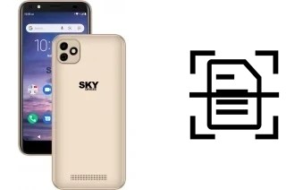 Digitalize documentos em um Sky-Devices Elite E55