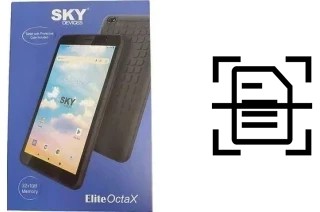 Digitalize documentos em um Sky-Devices Elite OctaX