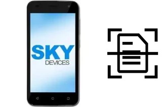 Digitalize documentos em um Sky-Devices Sky Elite 4-5P