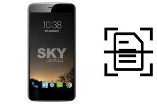 Digitalize documentos em um Sky-Devices Sky Elite 5-5L Plus