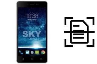 Digitalize documentos em um Sky-Devices Sky Fuego 5-0 Plus