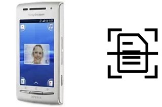 Digitalize documentos em um Sony Ericsson Xperia X8