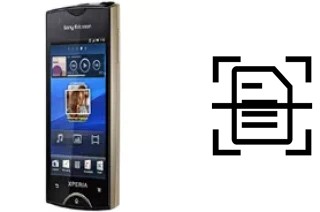 Digitalize documentos em um Sony Ericsson Xperia ray