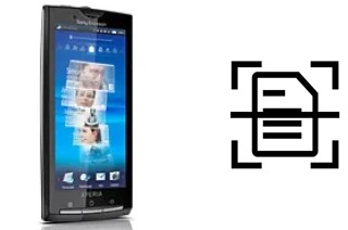 Digitalize documentos em um Sony Ericsson Xperia X10