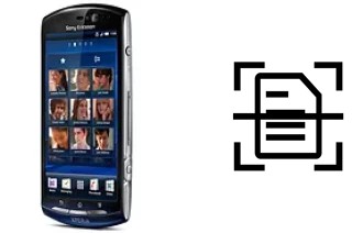 Digitalize documentos em um Sony Ericsson Xperia Neo