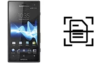 Digitalize documentos em um Sony Xperia acro HD SOI12