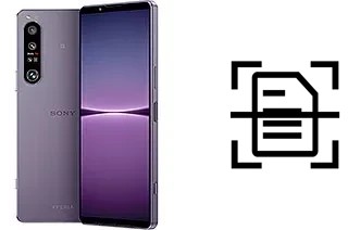 Digitalize documentos em um Sony Xperia 1 IV