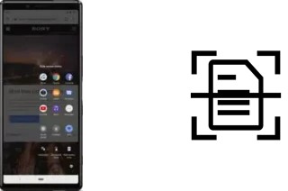 Digitalize documentos em um Sony Xperia 1