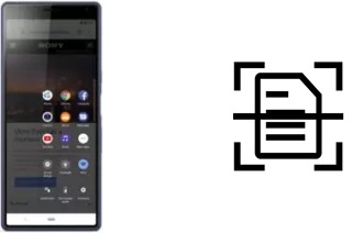 Digitalize documentos em um Sony Xperia 10 Plus