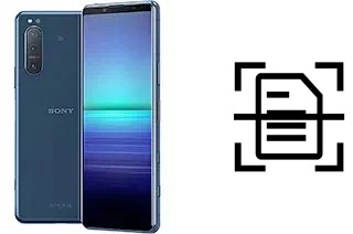 Digitalize documentos em um Sony Xperia 5 II