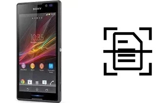 Digitalize documentos em um Sony Xperia C